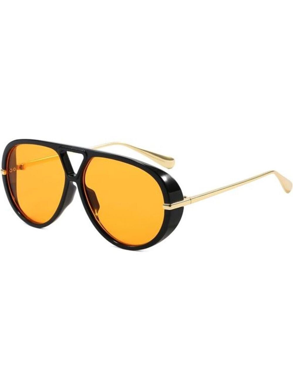 Oversized Aviator Sunglasses Men Women Retro Big Frame UV400 Fashion Shades